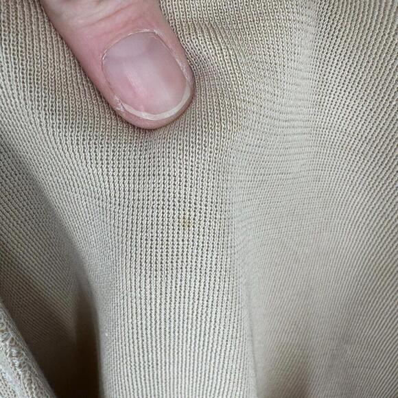 Ming Wang Cardigan set  Women’s 0x tan black  jacket  artsy workwear career - Picture 4 of 6